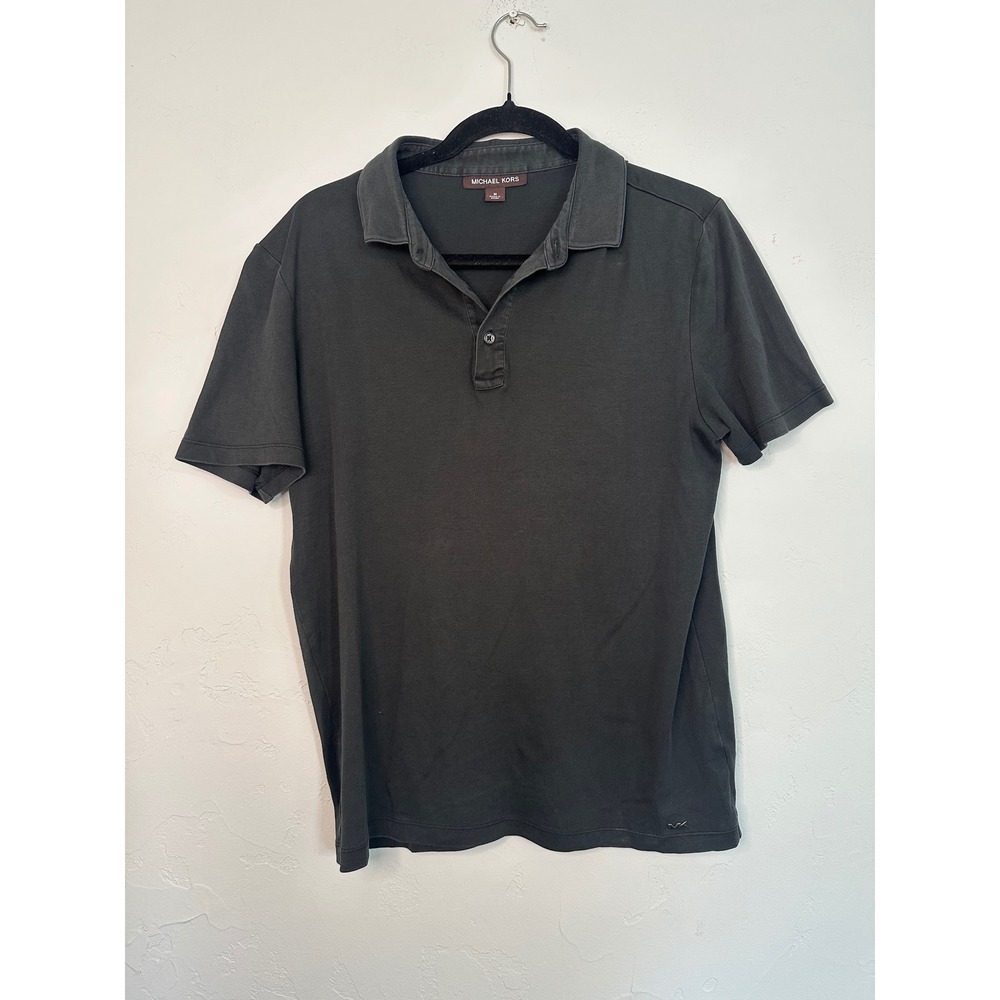 Michael‎ Kors Polo Shirt Soft Touch Casual Short Sleeve Top Mens Size M